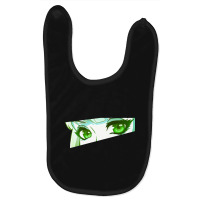 Anime Eyes (green) Baby Bibs | Artistshot