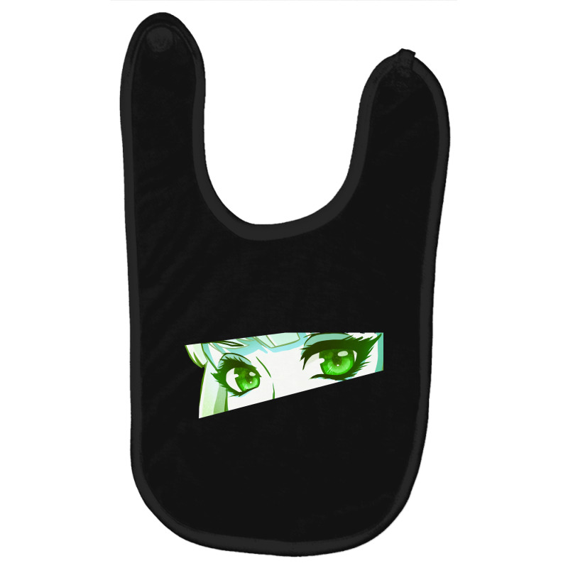 Anime Eyes (green) Baby Bibs | Artistshot