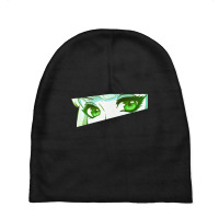 Anime Eyes (green) Baby Beanies | Artistshot