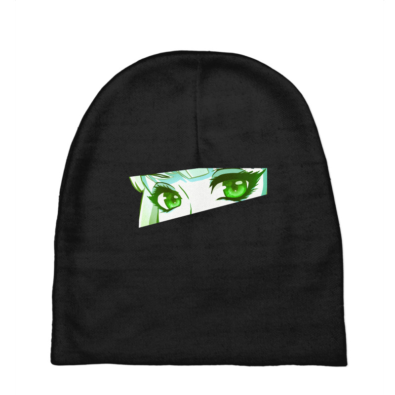 Anime Eyes (green) Baby Beanies | Artistshot