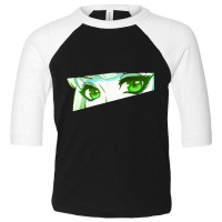 Anime Eyes (green) Toddler 3/4 Sleeve Tee | Artistshot