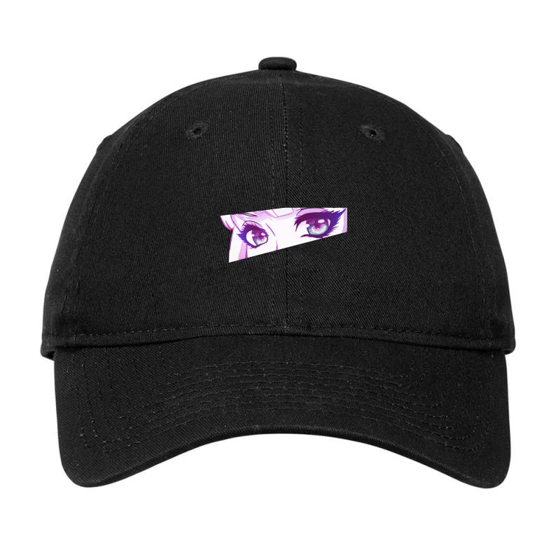 Anime Eyes (purple) Adjustable Cap | Artistshot