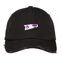 Anime Eyes (purple) Vintage Cap | Artistshot