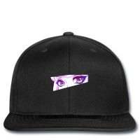 Anime Eyes (purple) Printed Hat | Artistshot