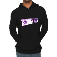 Anime Eyes (purple) Lightweight Hoodie | Artistshot