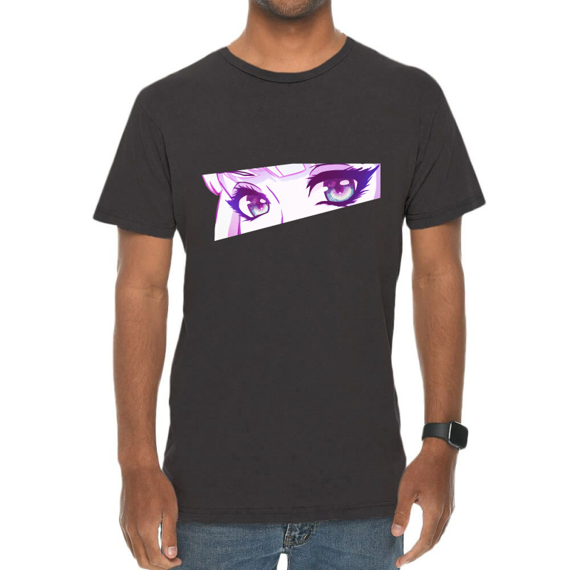 Anime Eyes (purple) Vintage T-shirt | Artistshot