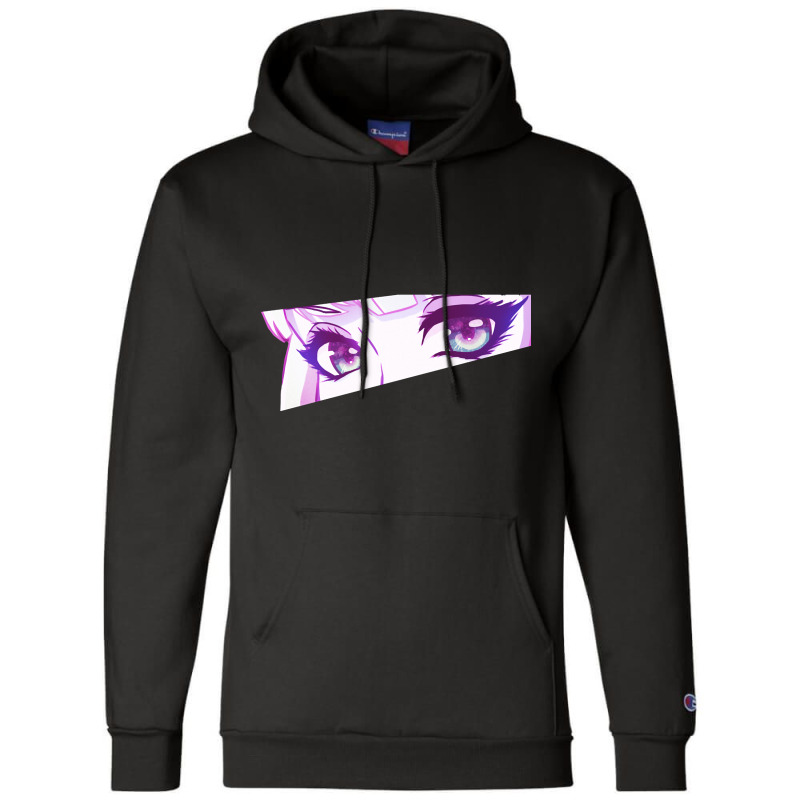 Anime Eyes (purple) Champion Hoodie | Artistshot