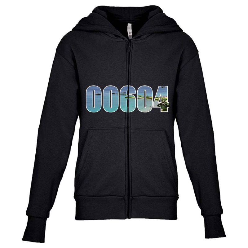 Aguadilla 00604 Zip Code Youth Zipper Hoodie | Artistshot