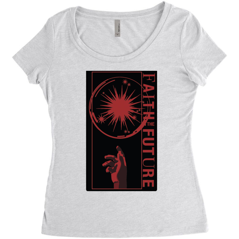 Faith In The Future Women's Triblend Scoop T-shirt by DAVIDCROWDER | Artistshot