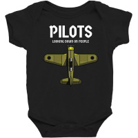 Pilots Looking Down On People Baby Bodysuit | Artistshot