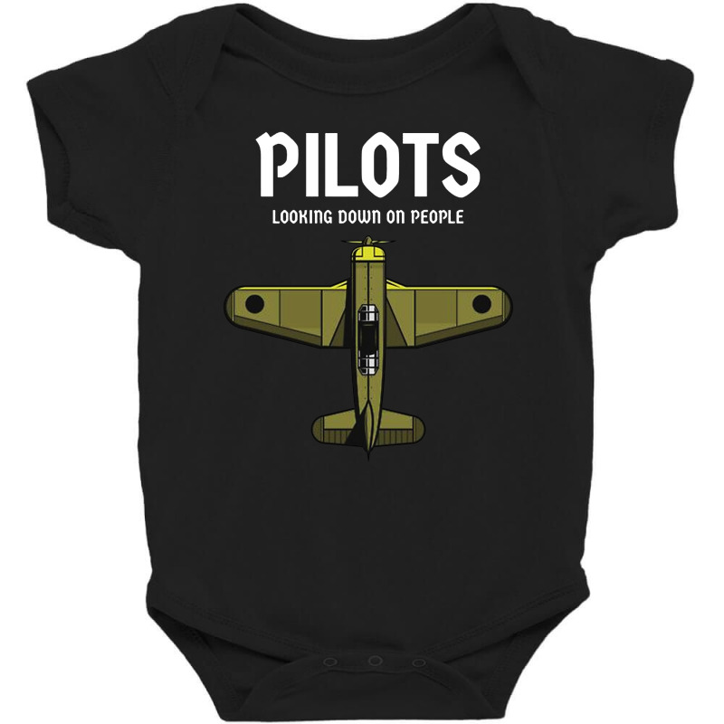 Pilots Looking Down On People Baby Bodysuit by hani shop | Artistshot