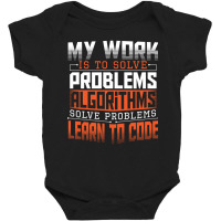 Algorithm Coding Programming Html Computer Engineer Hacker Baby Bodysuit | Artistshot