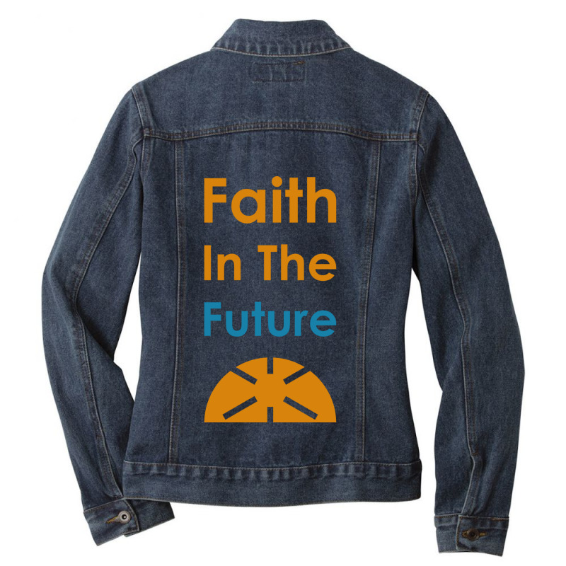 Faith In The Future  (1) Ladies Denim Jacket by DAVIDCROWDER | Artistshot