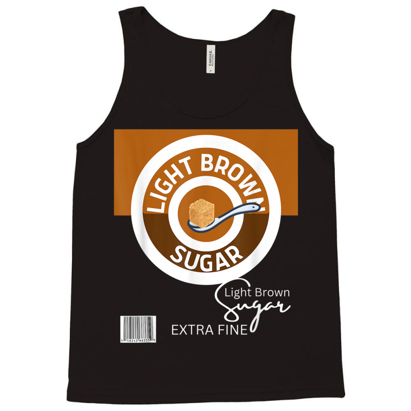 Bag Of Light Brown Sugar Extra Fine Couples Matching Costume Tank Top by Prismatic | Artistshot