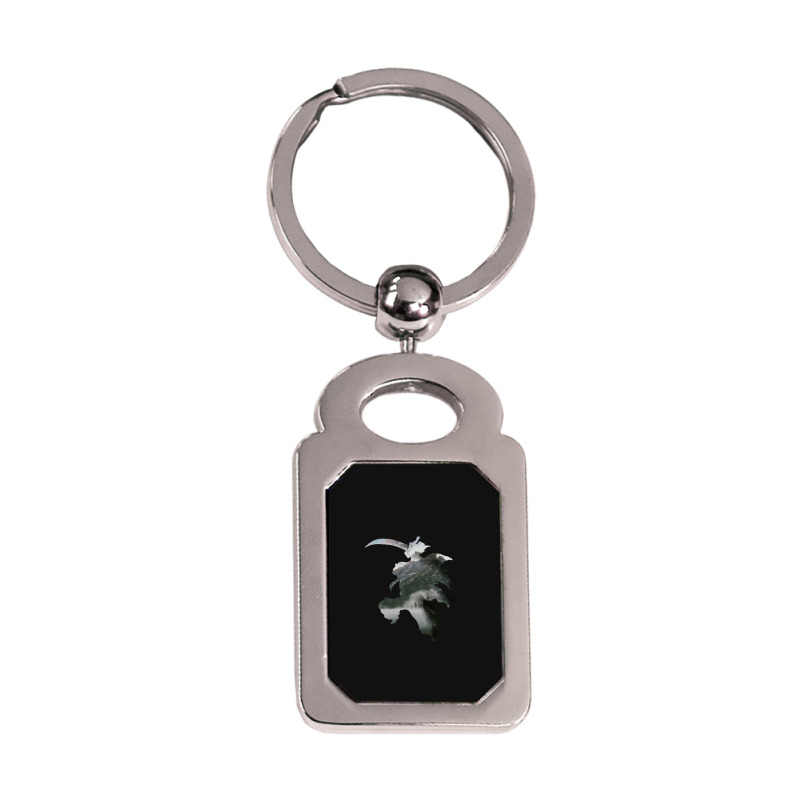 Anime Heroes Silver Rectangle Keychain | Artistshot