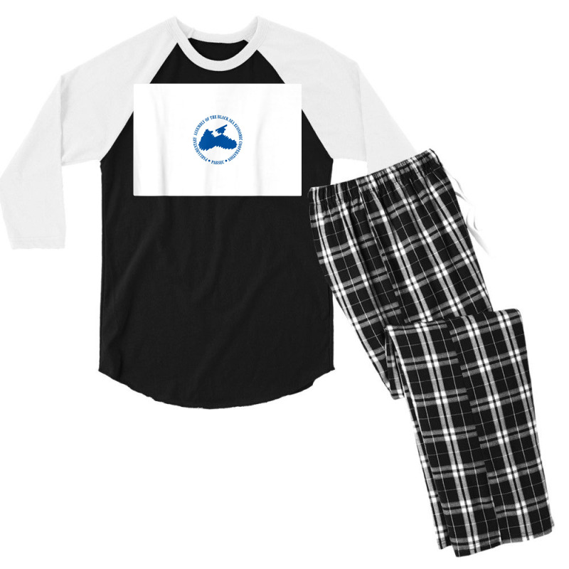 Private Sector Of The Americas Flag Men's 3/4 Sleeve Pajama Set by Fashlaza | Artistshot