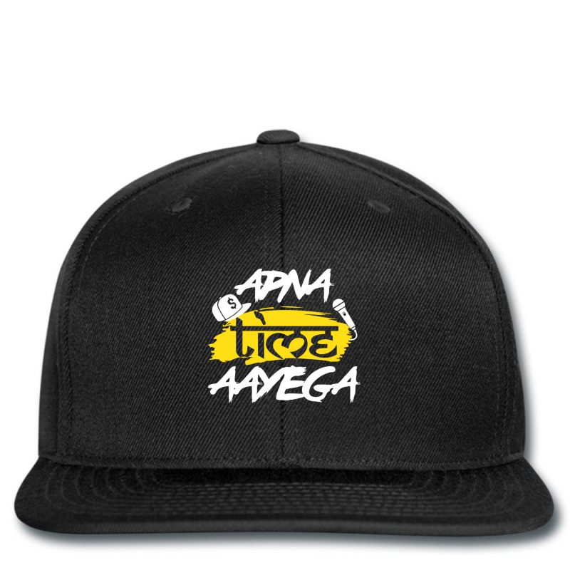 Apna Time Aayega Hindi Slogan Desi Quote Printed hat by cm-arts | Artistshot