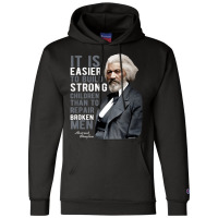 Douglass Quote Black History Month Champion Hoodie | Artistshot