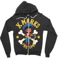 Kids Santiago Of The Seas X Marks The Spot Zipper Hoodie | Artistshot