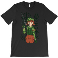 Anime Soldier Girl T-shirt | Artistshot