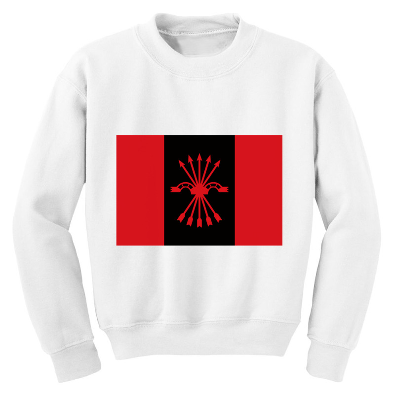 Falange Movement Flag Long Sleeve T Shirt Youth Sweatshirt by cm-arts | Artistshot