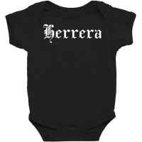 Herrera Surname Family Name Hispanic Spanish Latin Heritage Tank Top Baby Bodysuit | Artistshot