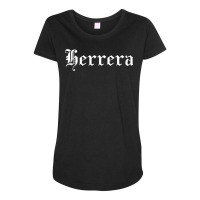 Herrera Surname Family Name Hispanic Spanish Latin Heritage Tank Top Maternity Scoop Neck T-shirt | Artistshot