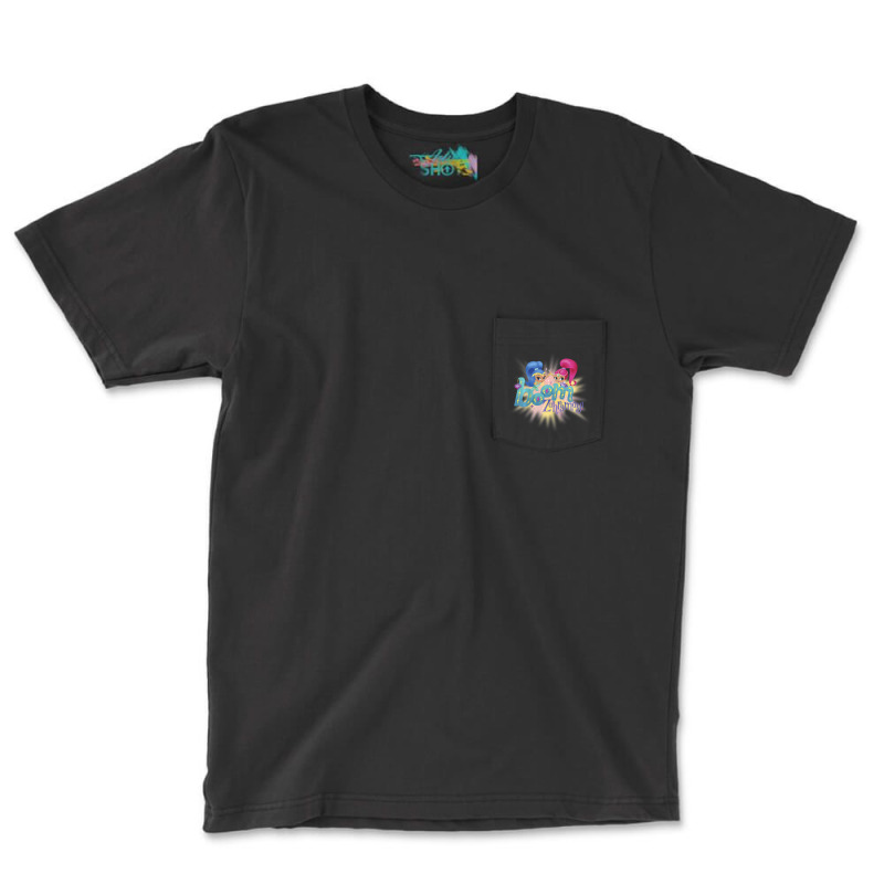 Kids Shimmer And Shine Boom Zahramay High Five Portrait Pocket T-Shirt by cm-arts | Artistshot