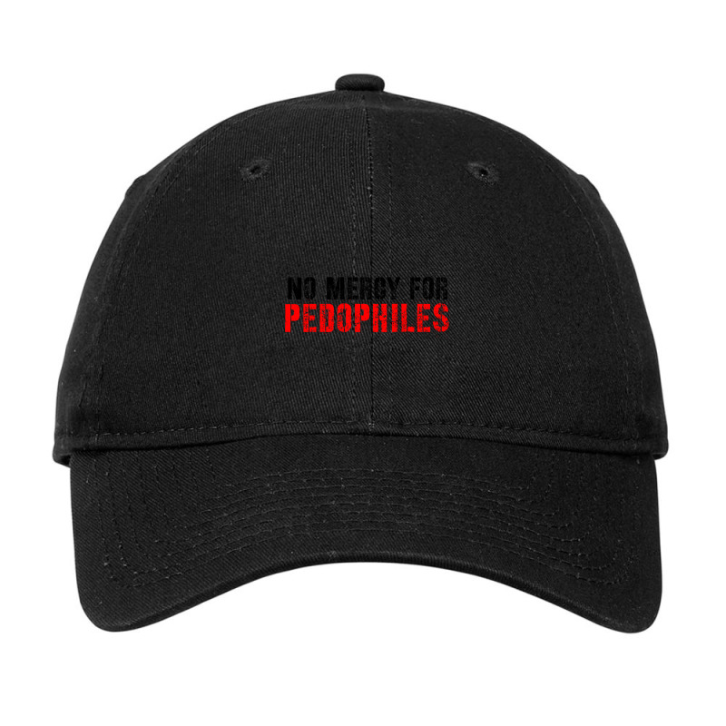 No Mercy For Pedophile Adjustable Cap by cm-arts | Artistshot