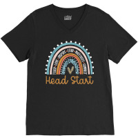 Head Start Rainbow Headstart Teacher First Day Of School T Shirt V-neck Tee | Artistshot