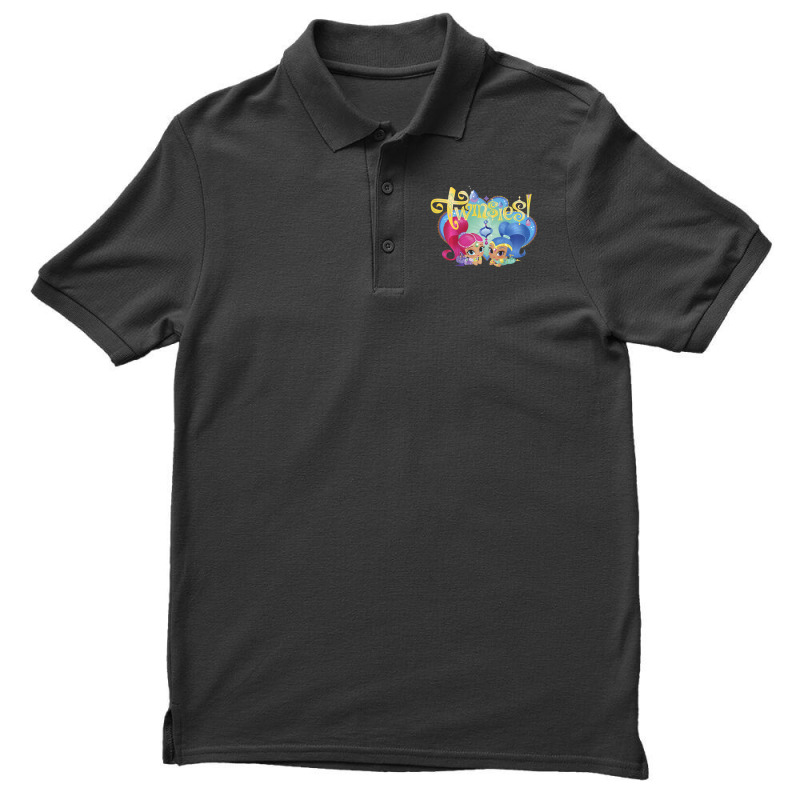 Kids Shimmer And Shine Twinsies Framed Portrait Men's Polo Shirt | Artistshot