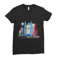 Malaysian Flag Travel Asia Kuala Lumpur Malaysia T Shirt Ladies Fitted T-shirt | Artistshot