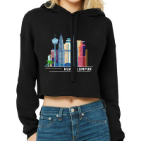 Malaysian Flag Travel Asia Kuala Lumpur Malaysia T Shirt Cropped Hoodie | Artistshot