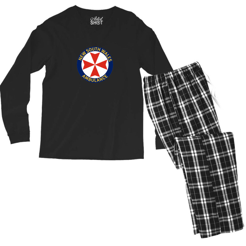 New South Wales Nsw Ambulance Service Men's Long Sleeve Pajama Set | Artistshot