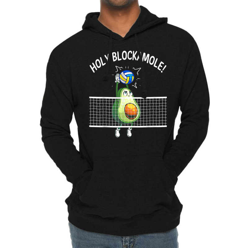 Holy Blockamole Volleyball Shirt Player Blocker Avocado T Shirt Lightweight Hoodie by cm-arts | Artistshot