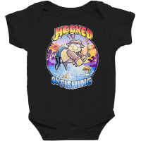 Hooked On Fishing, Hooked, Fishing, Hooked On Fishings, The Hooked On  Baby Bodysuit | Artistshot