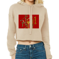 Rouge Keys Cropped Hoodie | Artistshot