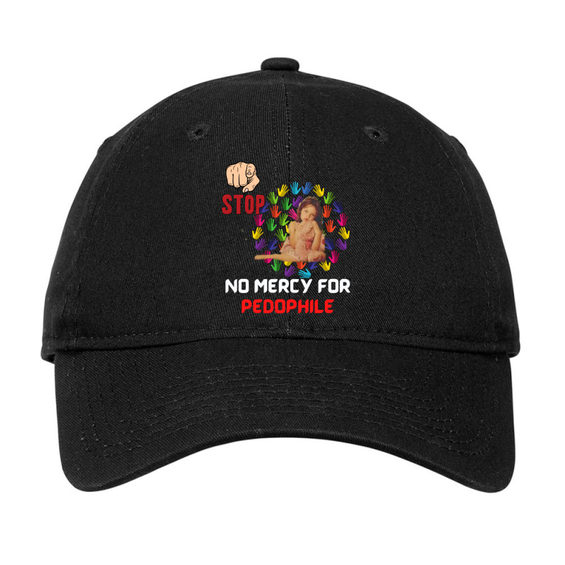 No Mercy For Pedophile,  Pedophile, Stop Adjustable Cap by cm-arts | Artistshot