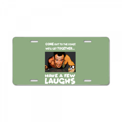 laugh action movie License Plate | Artistshot
