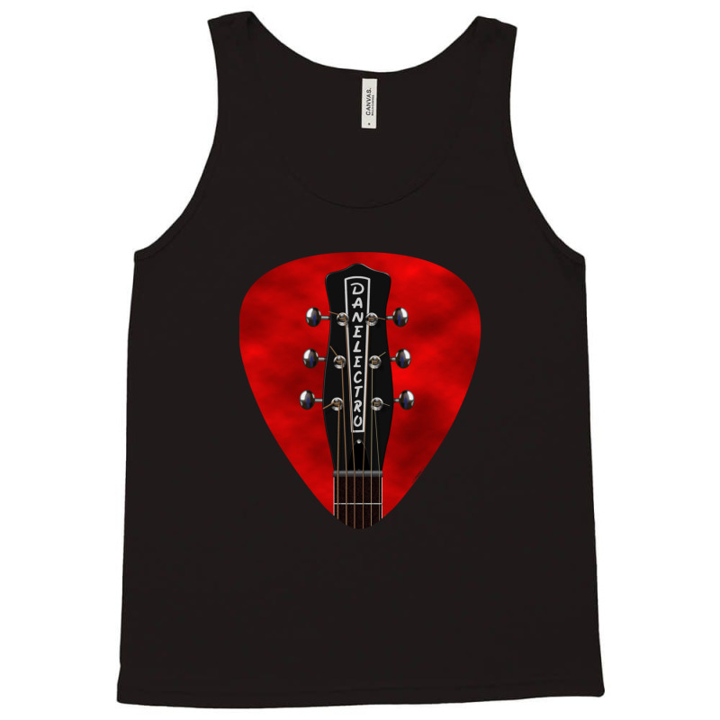 Guitar Headstock Pick Art - Danelectro 59 Resonator Classic Tank Top by DonaldHufford | Artistshot