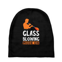 Glass Blowing Mode On Glassblower Blowpipe Glassworking Tank Top Baby Beanies | Artistshot