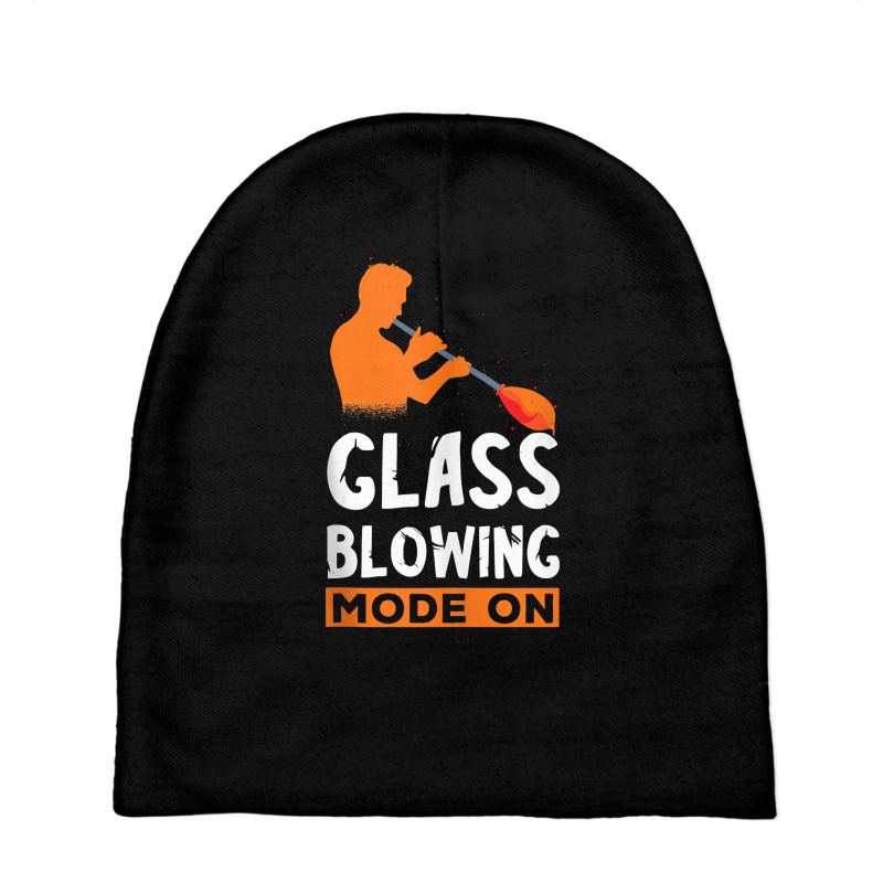 Glass Blowing Mode On Glassblower Blowpipe Glassworking Tank Top Baby Beanies by cm-arts | Artistshot