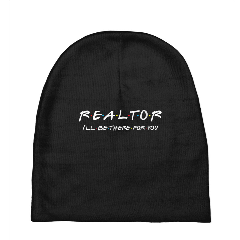 Womens Realtor I'll Be There For You Real Estate Agent Vneck Baby Beanies | Artistshot