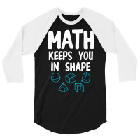 Funny Math Teacher Art Men Women Mathematics Equation Lovers T Shirt 3/4 Sleeve Shirt | Artistshot