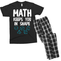 Funny Math Teacher Art Men Women Mathematics Equation Lovers T Shirt Men's T-shirt Pajama Set | Artistshot