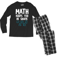 Funny Math Teacher Art Men Women Mathematics Equation Lovers T Shirt Men's Long Sleeve Pajama Set | Artistshot