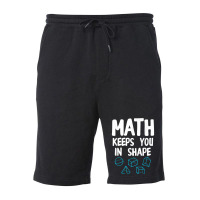 Funny Math Teacher Art Men Women Mathematics Equation Lovers T Shirt Fleece Short | Artistshot