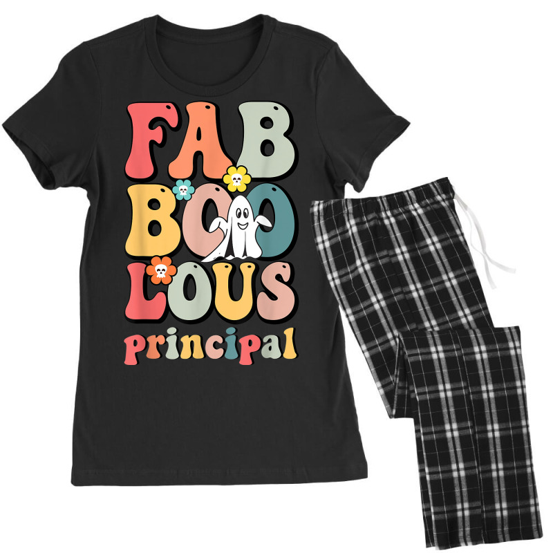 Fab Boo Lous Principal School Principal Groovy Halloween Women's Pajamas Set by Clinical | Artistshot