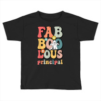 Fab Boo Lous Principal School Principal Groovy Halloween Toddler T-shirt | Artistshot