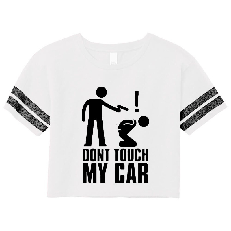 Youch Not Touch Scorecard Crop Tee by jonasmandy | Artistshot